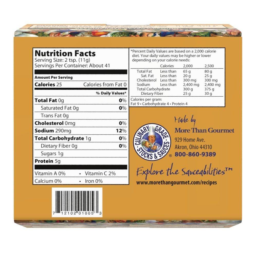 More Than Gourmet Glace De Viande Gold Reduced Brown Stock, 16-Ounce Packages