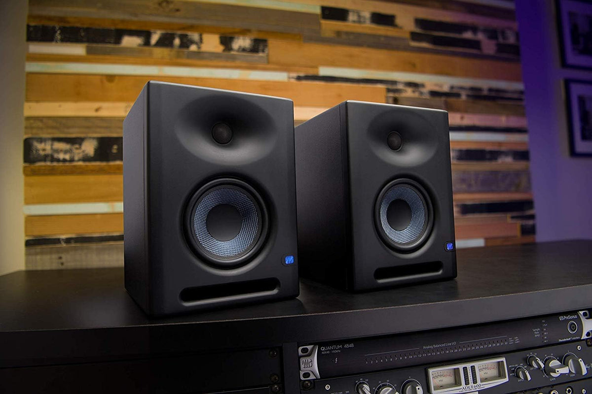 PreSonus AudioBox 96 Audio Interface (May Vary Blue or Black) Full Studio Bundle with Studio One Artist Software Pack with Eris 4.5 BT Pair Studio Bluetooth Monitors and 1/4?? Instrument Cable