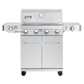 Monument Grills Stainless Steel 4 Burner Propane Gas Grill with Side Sear Burners