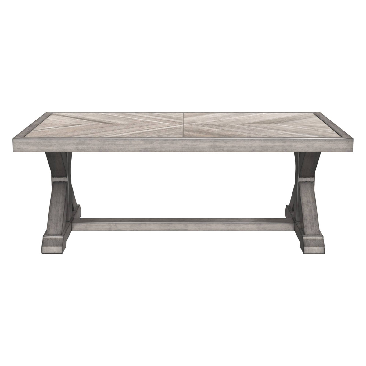 Beachcroft Rectangular Cocktail Table - Beige - Outdoor by Ashley