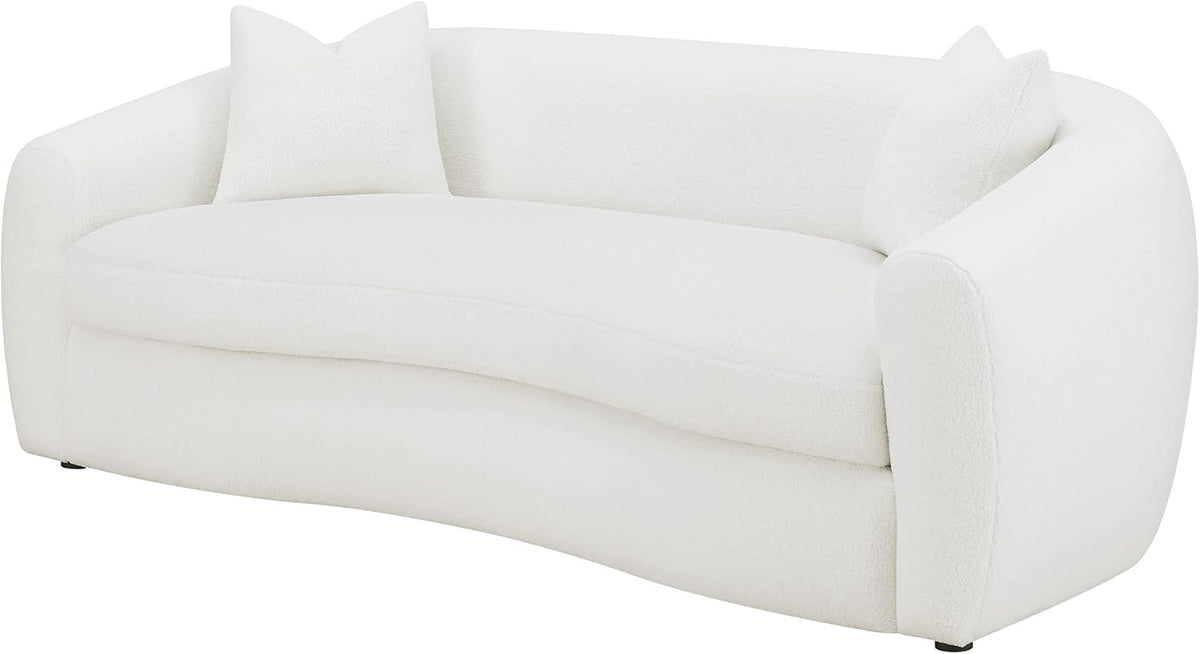 Coaster Home Furnishings Isabella Upholstered Tight Back Sofa White