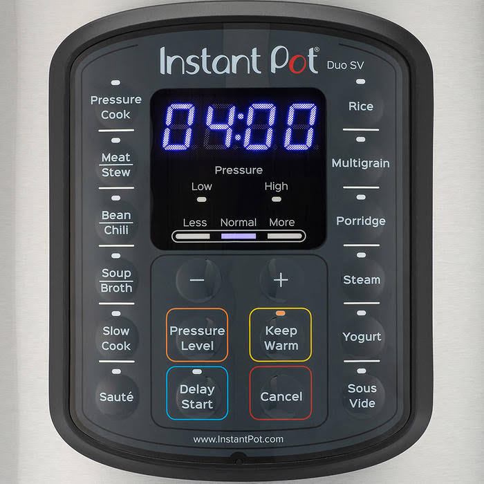 Instant Pot Duo SV 6-Quart 9-in-1 Multi-Use Pressure Cooker