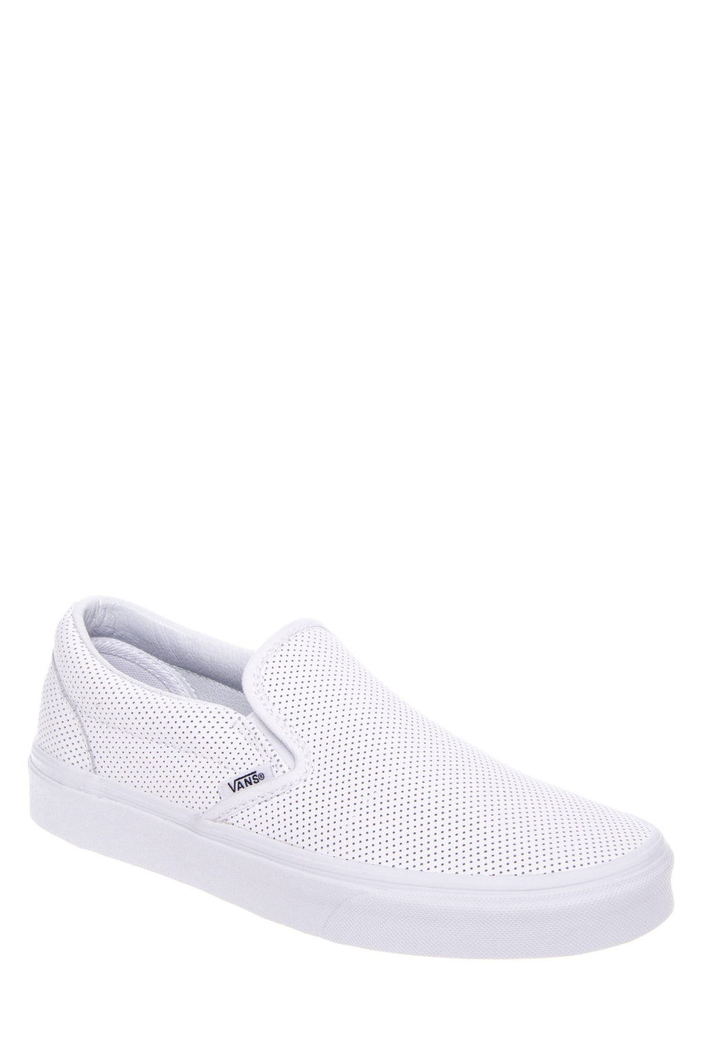 Vans Perf Leather Slip-On (White) 5.5