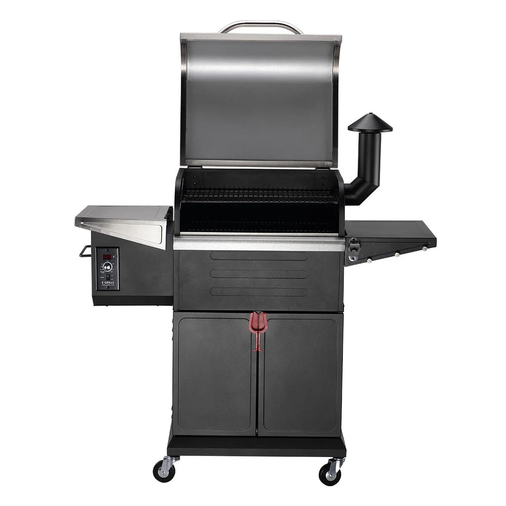 Z GRILLS Wood Pellet Grill Smoker with PID Technology, Auto Temperature Control, Direct Flame Searing Function, 572 sq in Cooking Area for Outdoor BBQ