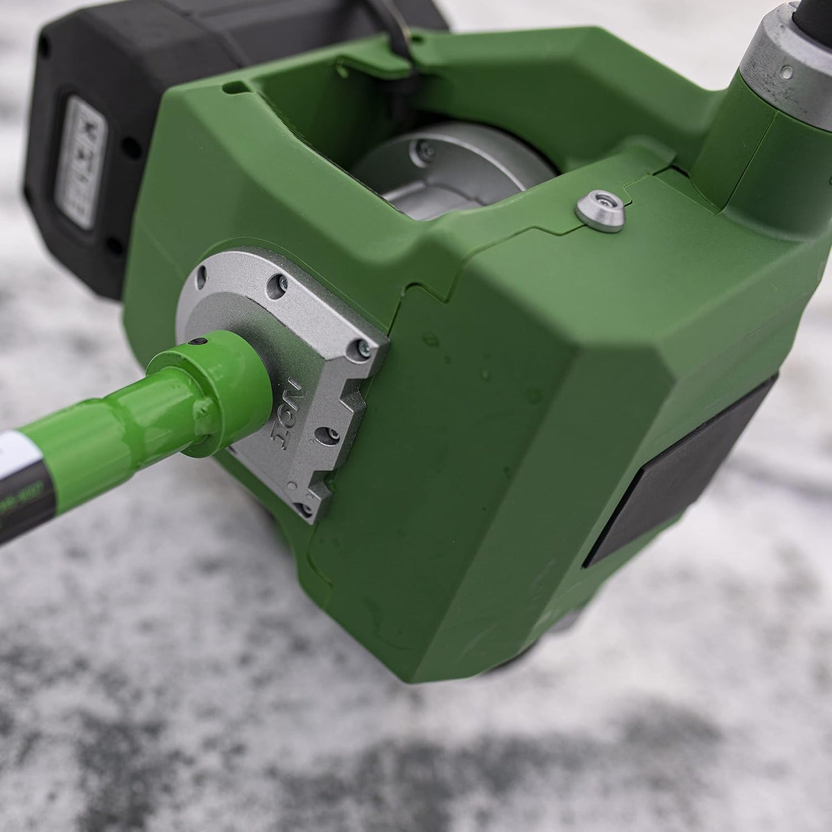 ION ICE FISHING G1 8 Electric Power Ice Fishing Auger with High Performance 4Ah 40V MAX Gen 1 Lithium-Ion Battery Green/Black
