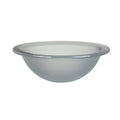 Decolav Translucence Frosted Crystal Glass Undermount Round Bathroom Sink 1000TU