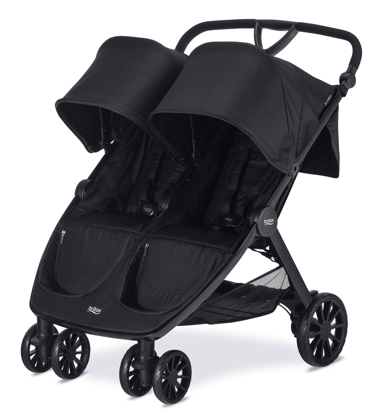 Britax B-Lively Double Stroller - Raven