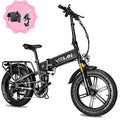 VITILAN i7 Pro Electric Bike Adults Folding 750W BAFANG Motor Fat Tire Ebike Removable 16AH/20AH Cell Battery Full Suspension Electric Bicycle 8-Speed