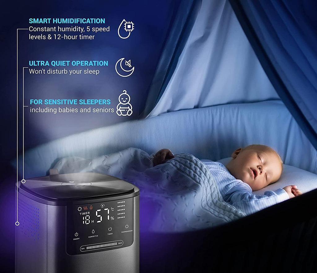 Hupro Premium Humidifier for Large Room Home Bedroom