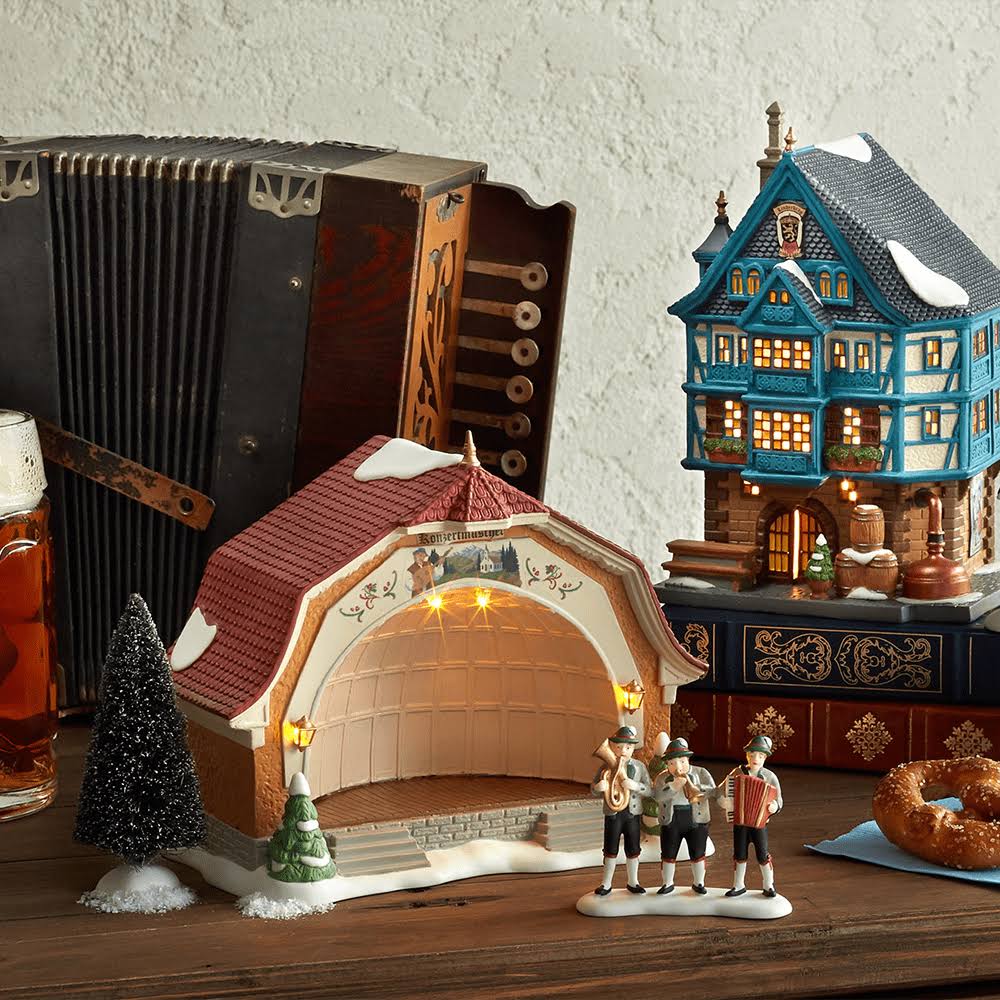Department 56 Alpine Village Linderbrau Beer Hall - Boxed
