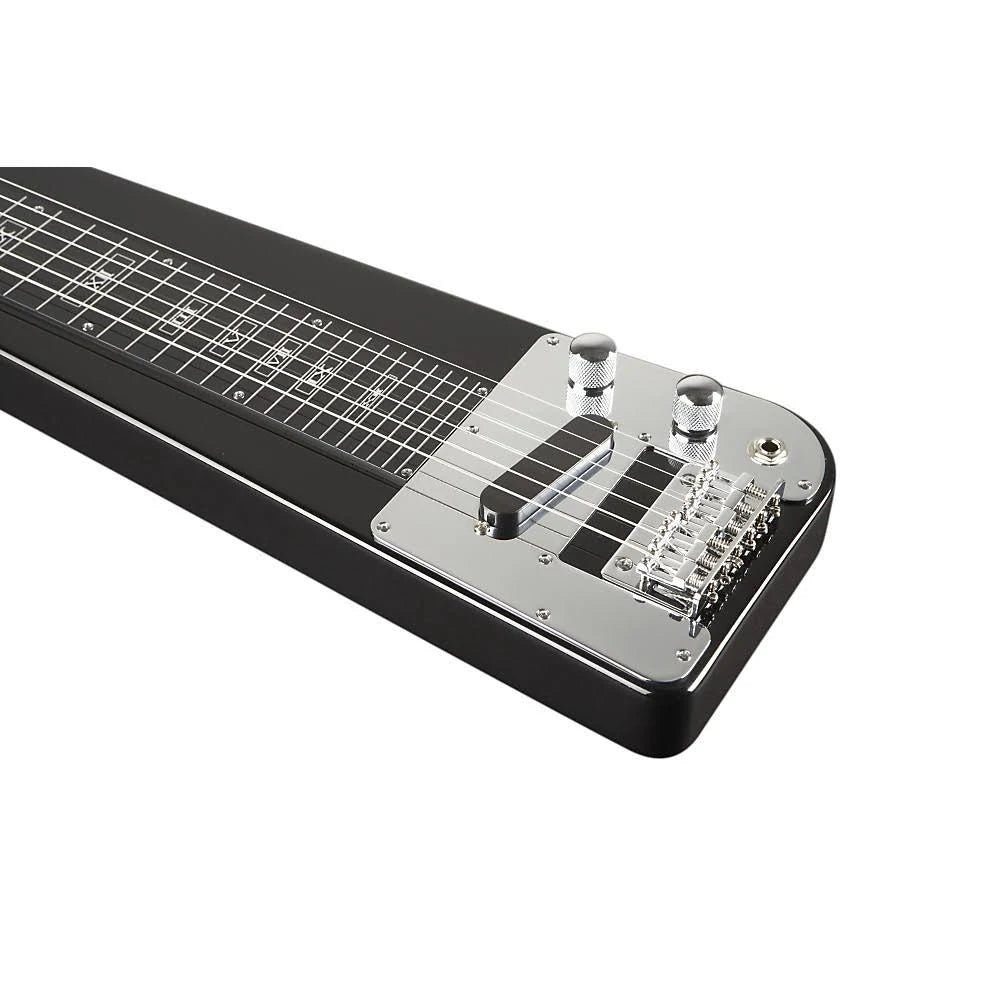 RLS-1 Lap Steel Guitar with Stand and Gig Bag, Metallic Black