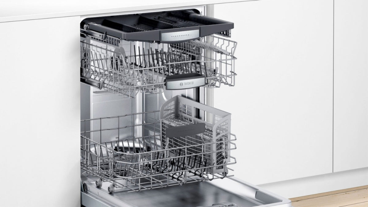 Bosch - 800 Series 24 Top Control Built-In Dishwasher with CrystalDry, Stainless Steel Tub, 3rd Rack, 42 dBa - Stainless steel