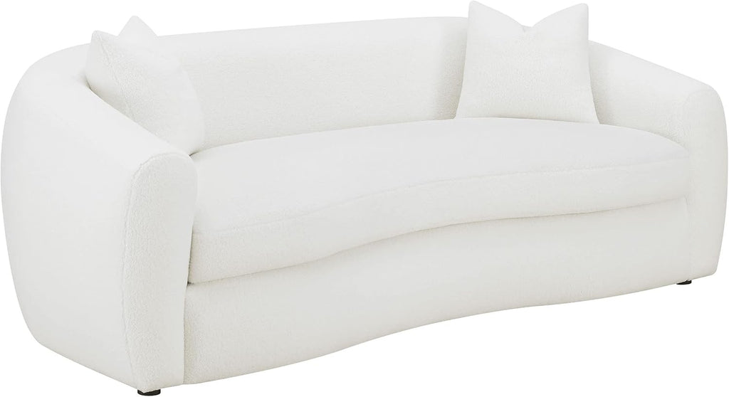 Coaster Home Furnishings Isabella Upholstered Tight Back Sofa White