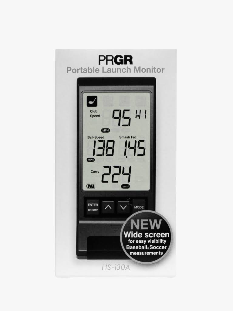 2021 PRGR Black Portable Launch Monitor