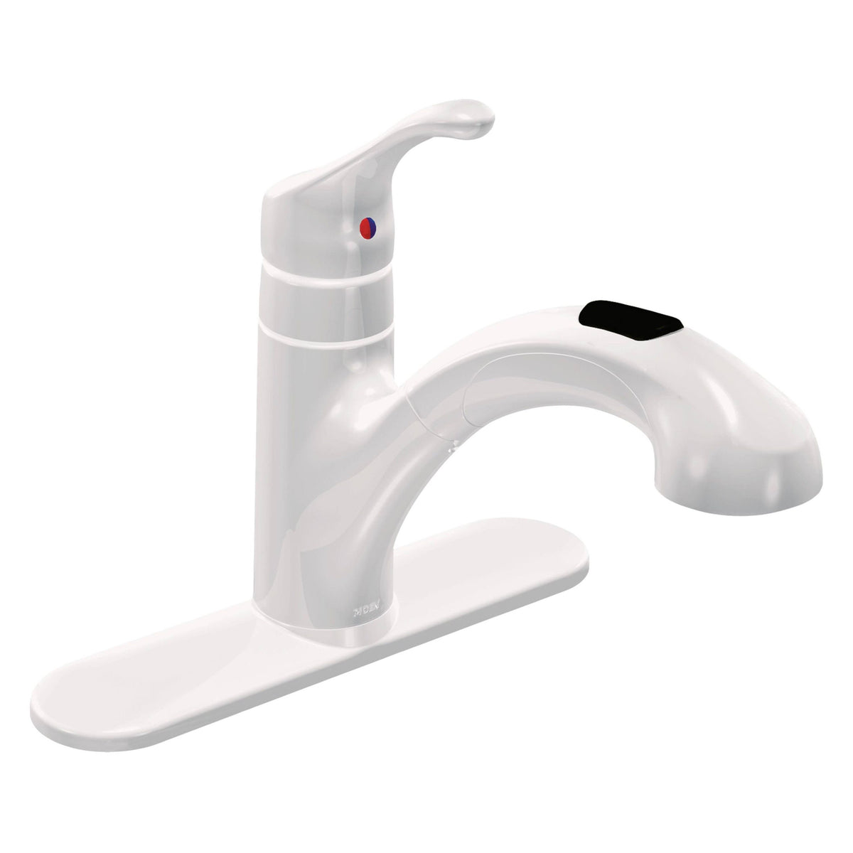 Moen CA87316W Renzo Single Handle Pullout Kitchen Faucet - Glacier