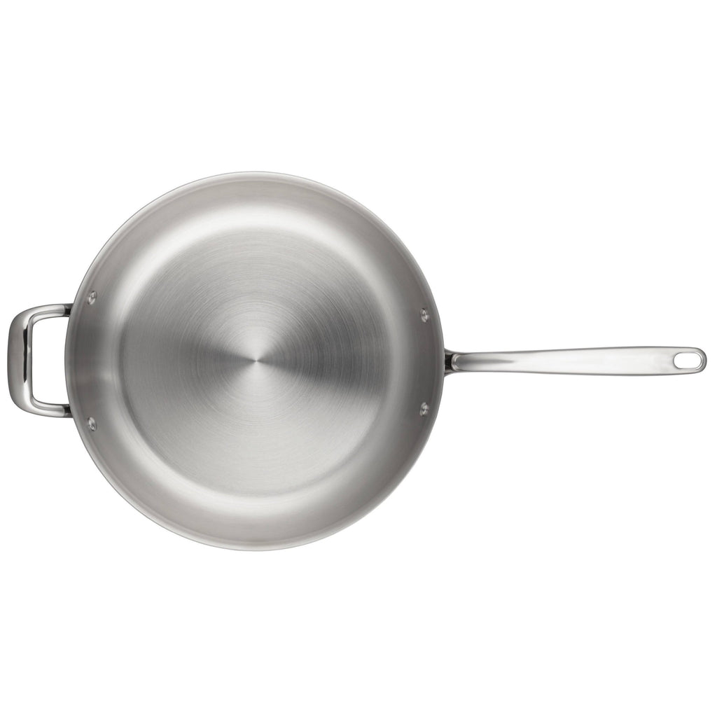 Breville Thermal Pro 12.5x22 Clad Stainless Steel Fry Pan with Helper Handle