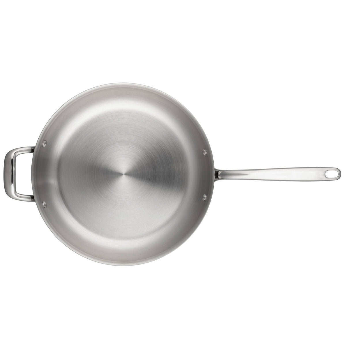 Breville Thermal Pro 12.5x22 Clad Stainless Steel Fry Pan with Helper Handle
