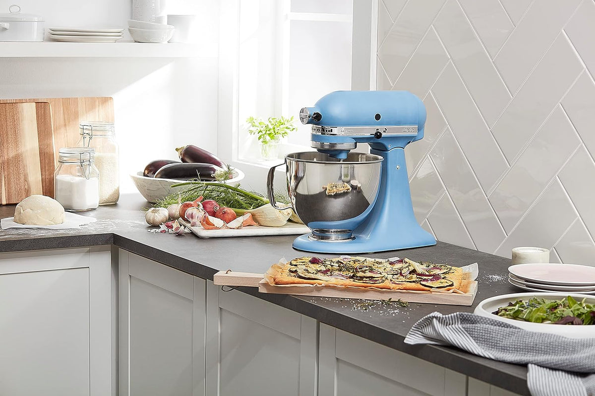 KitchenAid Artisan Series 5 Quart Tilt Head Stand Mixer with Pouring Shield KSM150PS, Cast Iron