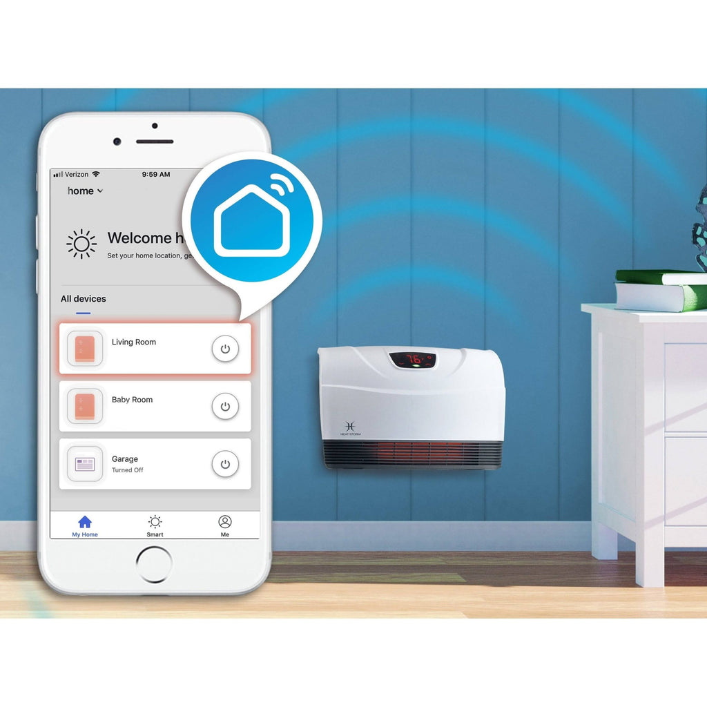 Heat Storm Phoenix Wall Heater W WiFi