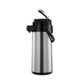 Excellante 2.2 LITER/74 OZ Airpot, Stainless steel Body, Glass Lined, Lever Top
