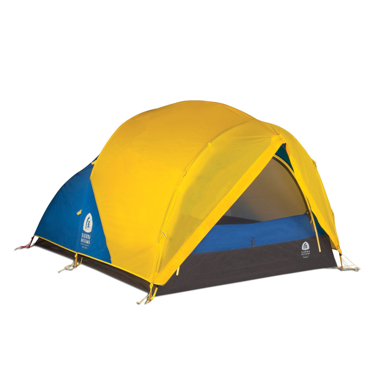 Sierra Designs Convert 2 Tent - 2 Person 4 Seasons-Yellow/Blue