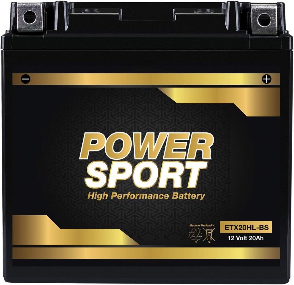 Parts YTX20L-BS Battery for Yamaha YFM660F Grizzly 660 4x4 2002-2008