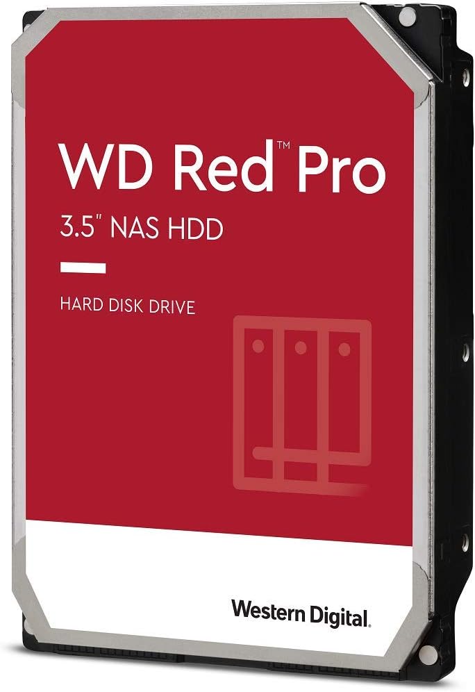 Western Digital 4TB WD Red Pro NAS Internal Hard Drive HDD - 7200 RPM, SATA 6 Gb/s, CMR, 256 MB Cache, 3.5 - WD4003FFBX