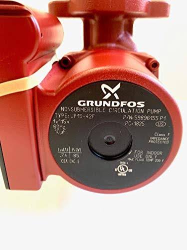 Home Grundfos 59896155 UP15-42F 115V SuperBrute 9H Recirculator Pump