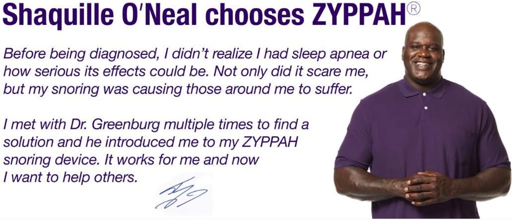 ZYPPAH Anti Snoring Hybrid Oral Appliance Mouthpiece Stop Snoring Sleep Aid Solution Snore Stopper Mouth Guard Device - Made in USA, FDA Cleared - Military