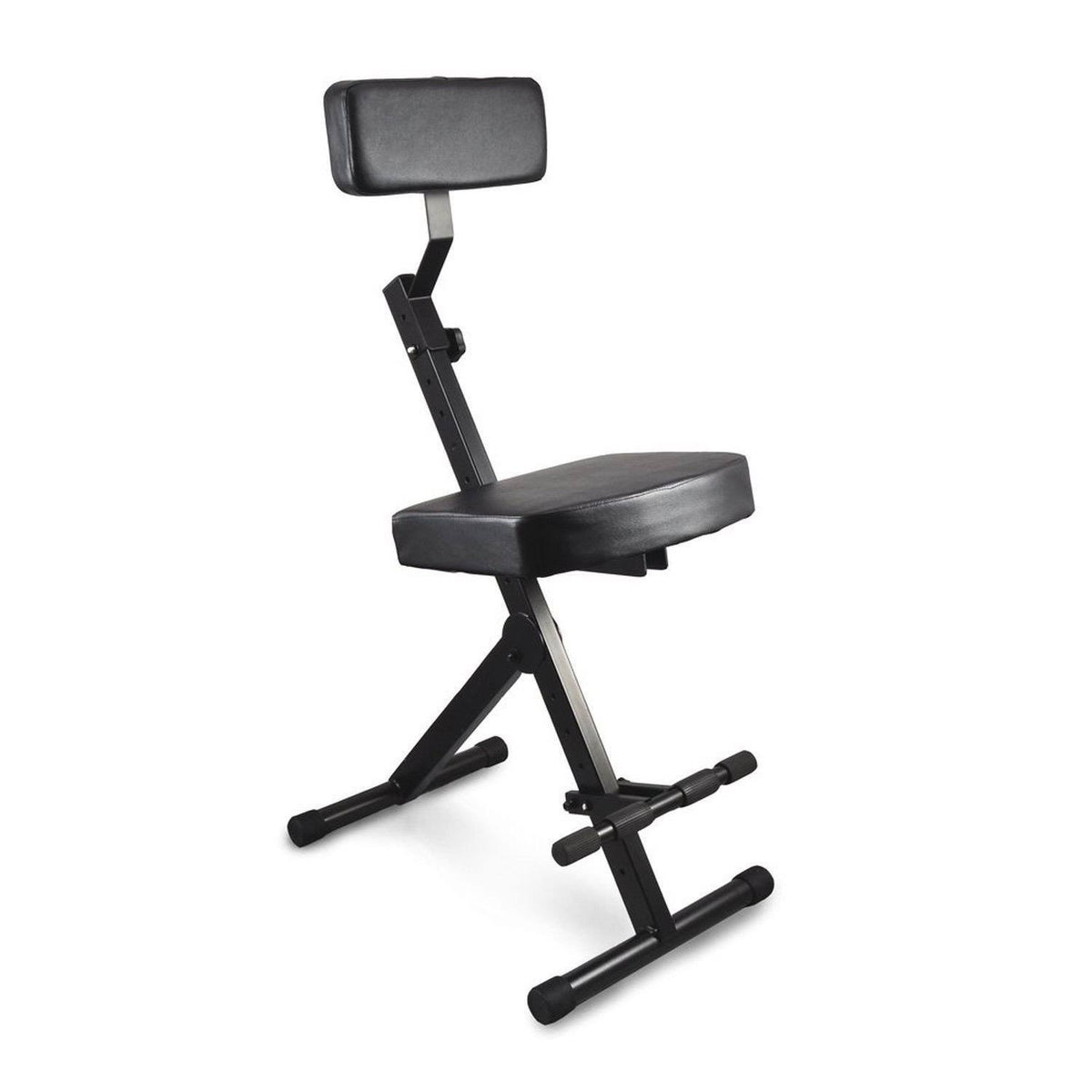 Pyle PKST70 - Musician Performer Chair Seat Stool, Durable, Portable, Adjustable