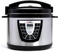 Power Pressure Cooker XL XL 10-Quart Electric Pressure, Slow, Rice Cooker, Steamer & More, 7 One-Touch Programs, Silver