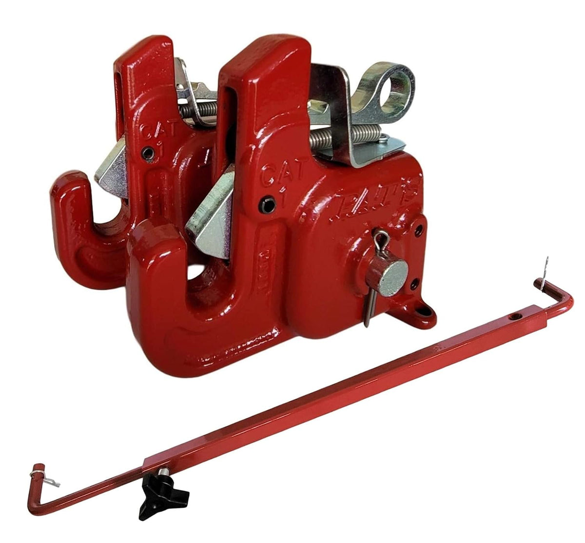 Pat's Easy Change with Stabilizer Bar - Best Quick Hitch System On The Market ?C Flexible, Durable and Affordable (CAT #1 Green)