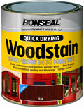 Ronseal QDWST250 250ml Woodstain Quick Dry Satin - Teak