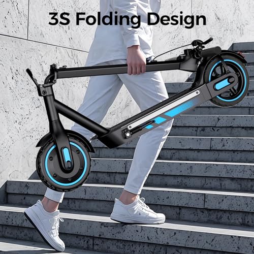 Electric Scooter for Adults, 19/25 Mph Max Speed, 21/25/35 Miles Range,350/500/600W APP Control E-Scooter with 8.5/10 Inflatable tire, Foldable Escooter with App Control, UL 2272 Certified