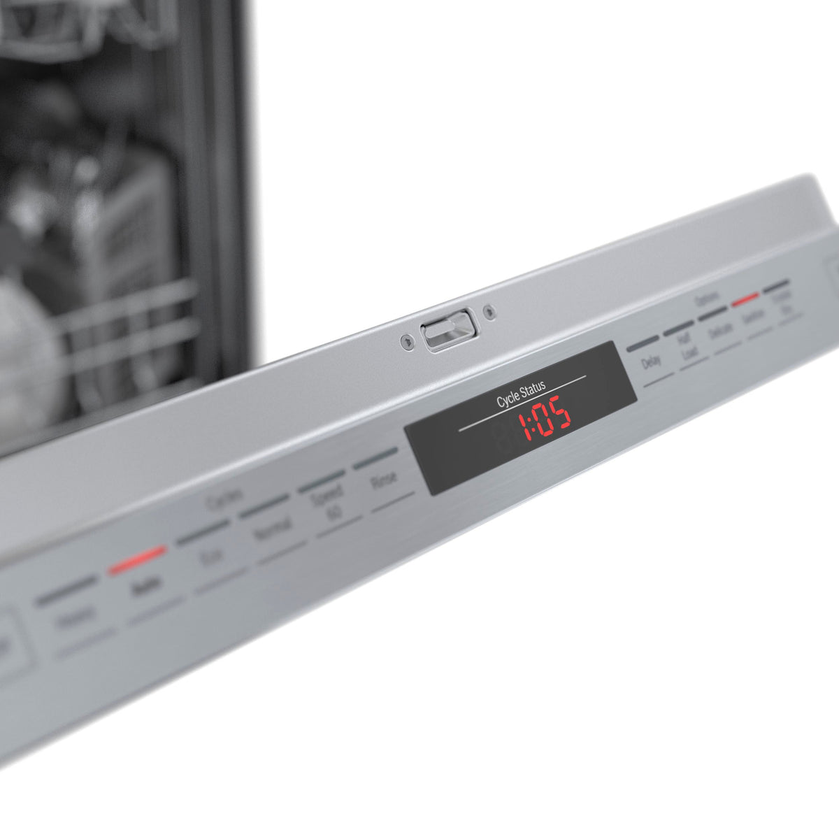 Bosch - 800 Series 24 Top Control Built-In Dishwasher with CrystalDry, Stainless Steel Tub, 3rd Rack, 42 dBa - Stainless steel