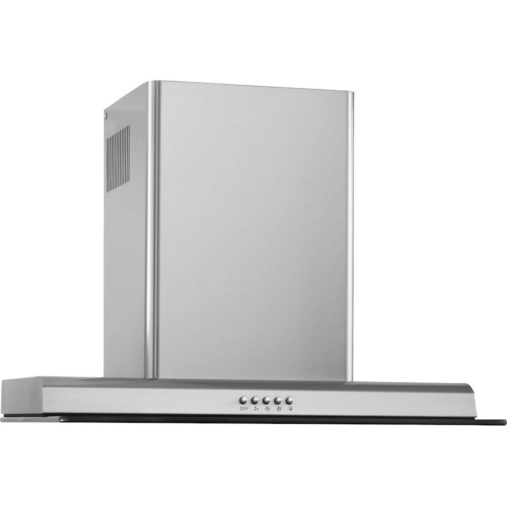 GE Profile - 24 Convertible Range Hood - Silver