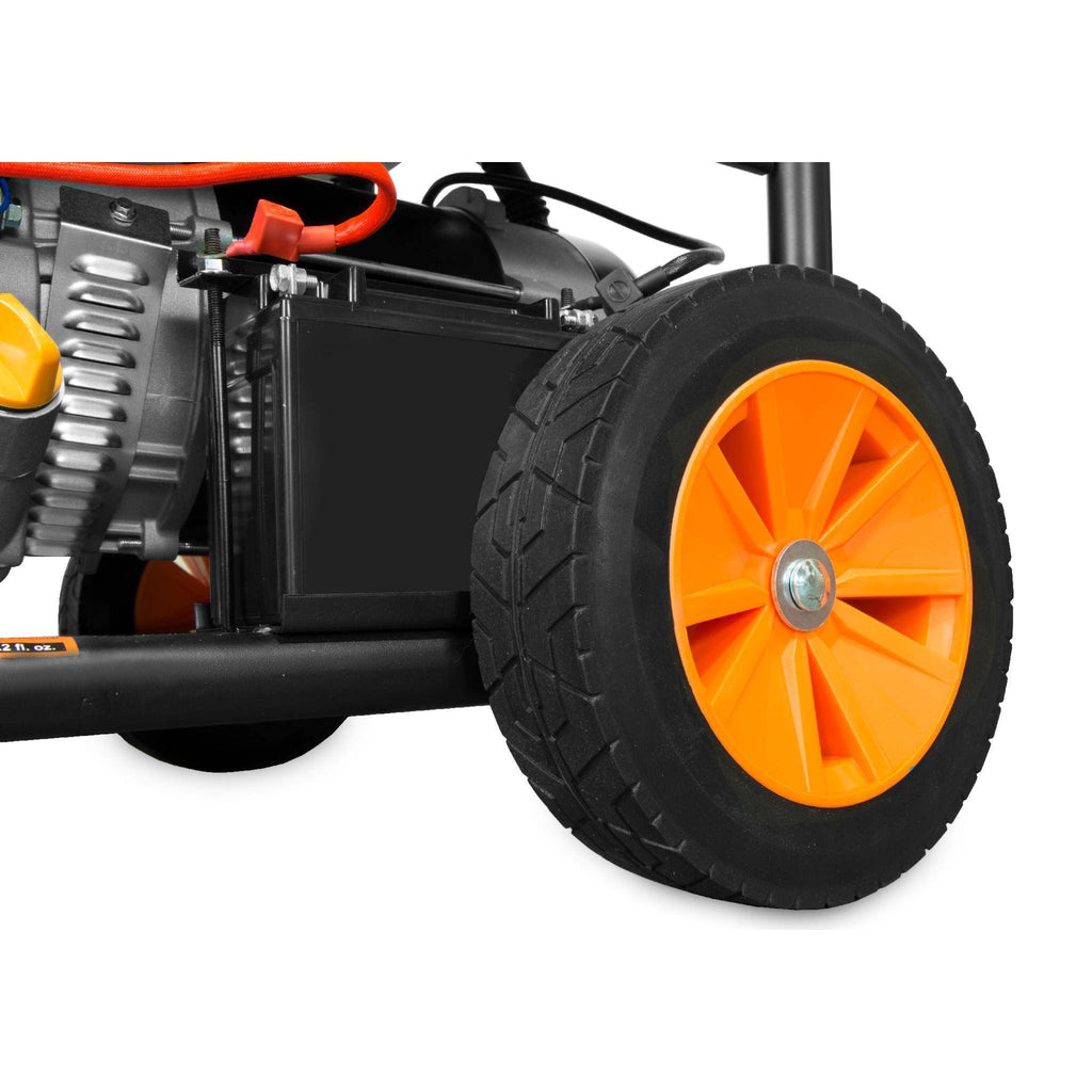 Wen DF475T 4750-Watt 120V/240V Dual Fuel Portable Generator with Wheel Kit and Electric Start - Carb Compliant