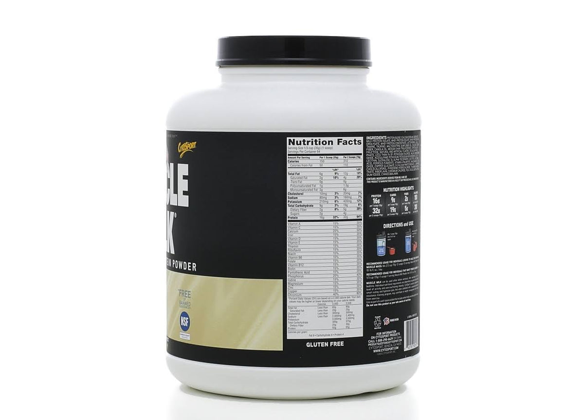 Muscle Milk Genuine Protein Powder, Vanilla Creme - 4.94 lb