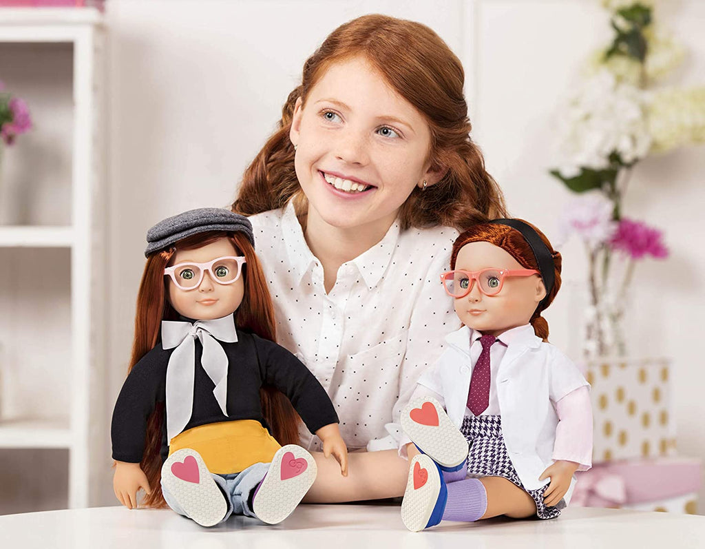 Our Generation Doll by Battat- Sia 18 Deluxe Posable Twin Science Fashion Doll with Book & Accessories- for Age 3 Years & Up