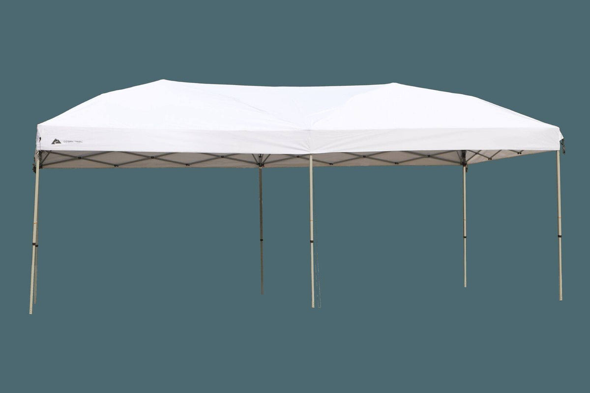 Ozark Trail 20x10 Straight Leg Instant Canopy (200 Sq. ft Coverage)