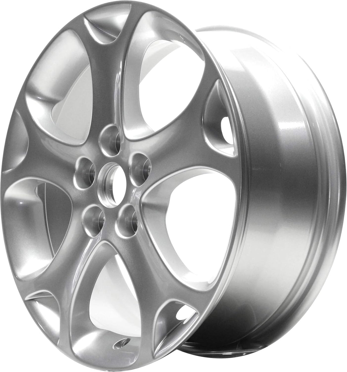 Partsynergy Replacement For New Replica Aluminum Alloy Wheel Rim 17 Inch Fits 2018-2010 Mazda 5 5 Lug 114.3mm 5 Spokes