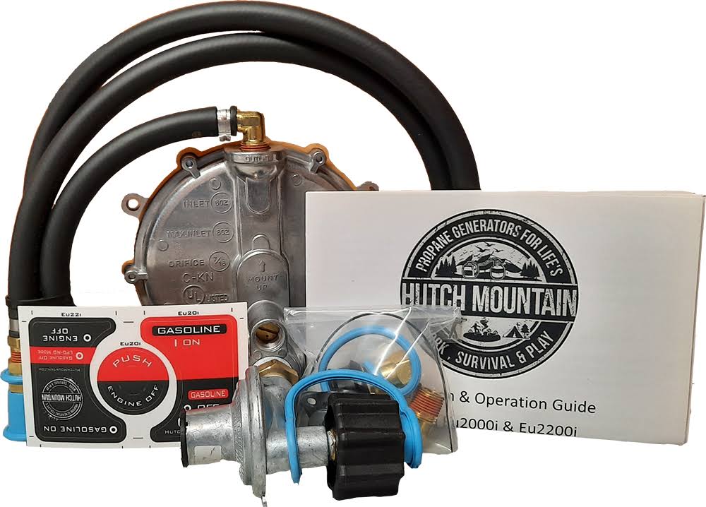 Honda EU2200i Propane, Natural Gas, Gasoline Tri-Fuel Conversion Kit