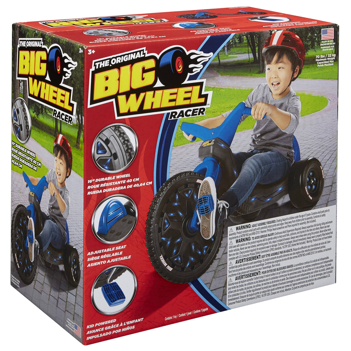 The Original Big Wheel - 16x22 Blue