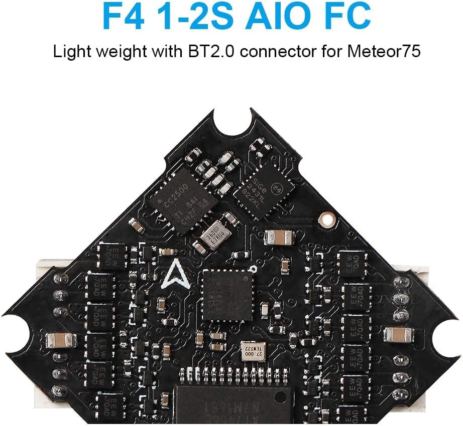 BETAFPV Meteor75 1S Brushless Whoop Drone TBS Crossfire with BT2.0 Connector F4 AIO 1S FC VTX 18000KV 1102 Motor C02 Camera for Tiny Whoop Micro FPV Racing Whoop Drone Quadcopter