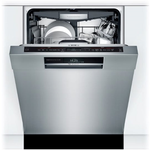 Bosch - 800 Series 24 Top Control Built-In Dishwasher with CrystalDry, Stainless Steel Tub, 3rd Rack, 42 dBa - Stainless steel