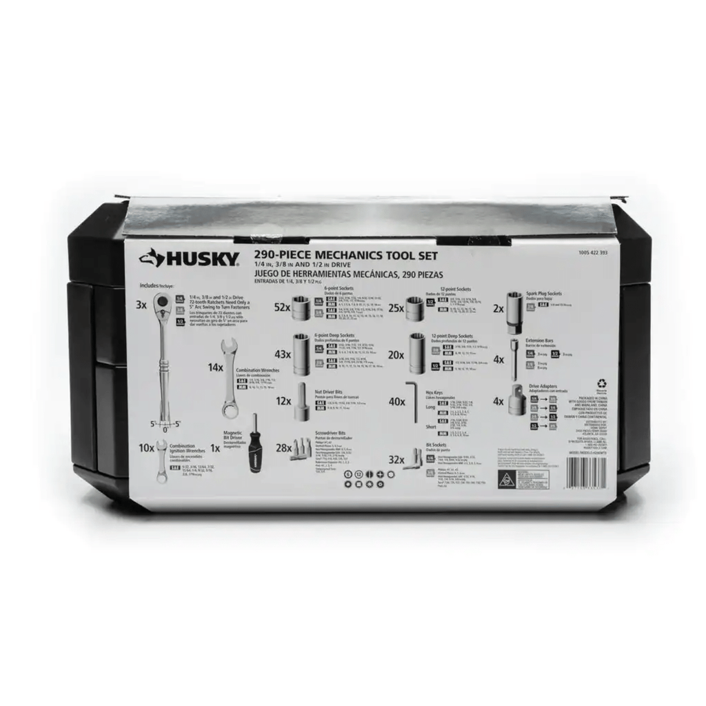 Husky Mechanics Tool Set?? 290-Piece (H290MTS)