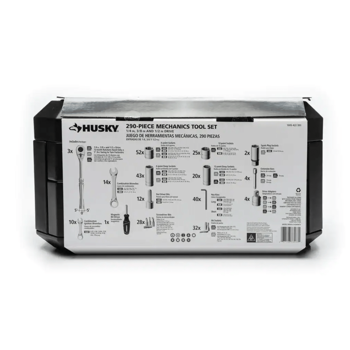 Husky Mechanics Tool Set?? 290-Piece (H290MTS)