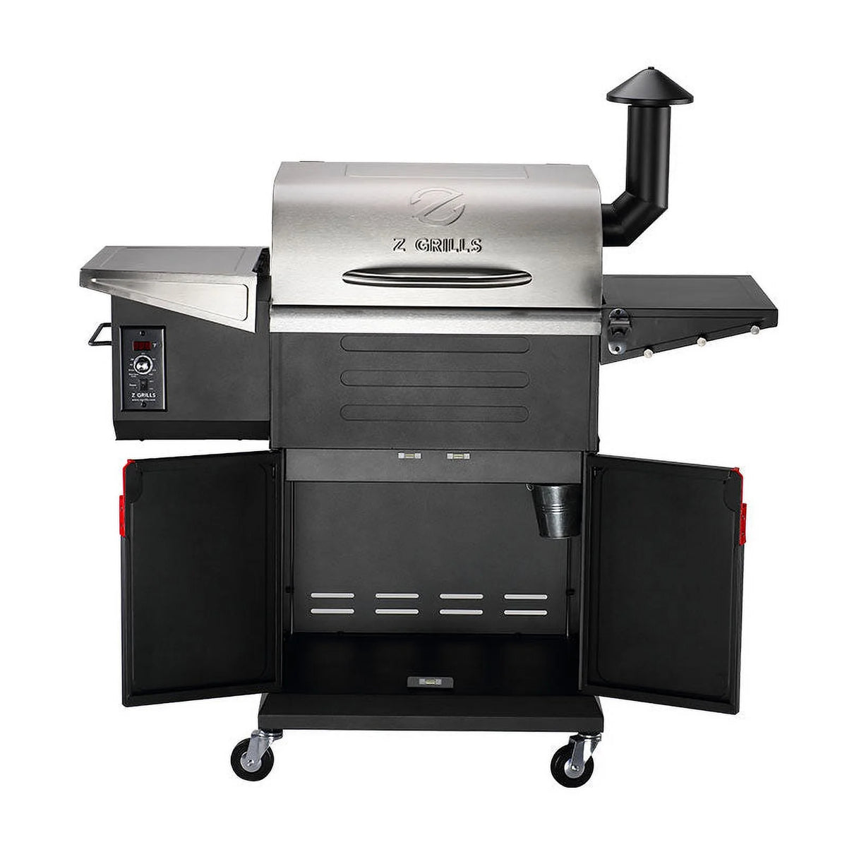 Z GRILLS Wood Pellet Grill Smoker with PID Technology, Auto Temperature Control, Direct Flame Searing Function, 572 sq in Cooking Area for Outdoor BBQ