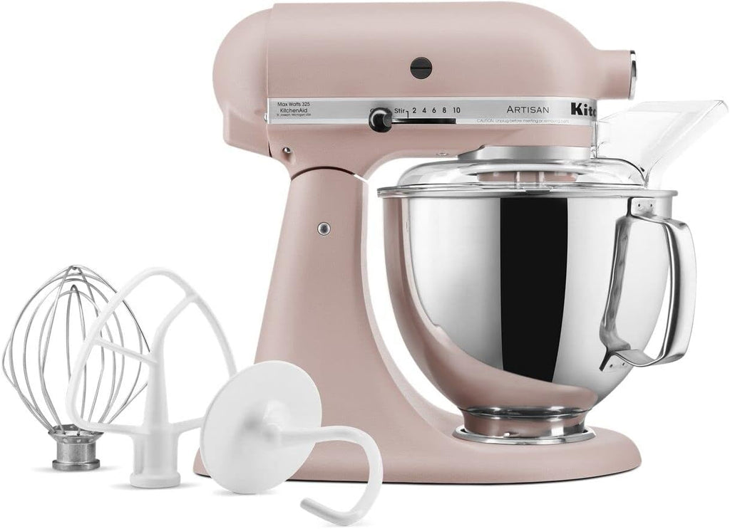KitchenAid Artisan Series 5 Quart Tilt Head Stand Mixer with Pouring Shield KSM150PS, Cast Iron
