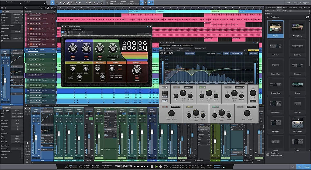 Presonus AudioBox 96 Studio Audio Interface with Creative Software Kit and Studio Bundle and CR5-X Pair Studio Monitors with Isolation Pads with and 1/4 Cables